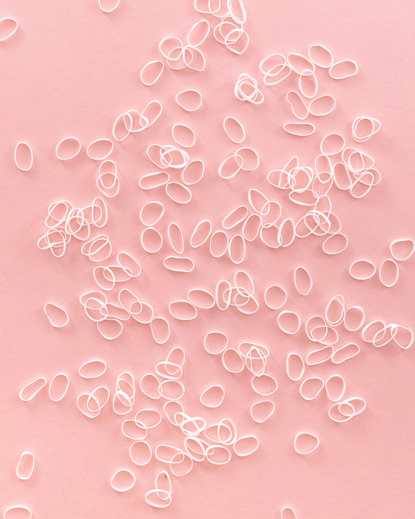 White Plastic Elastics