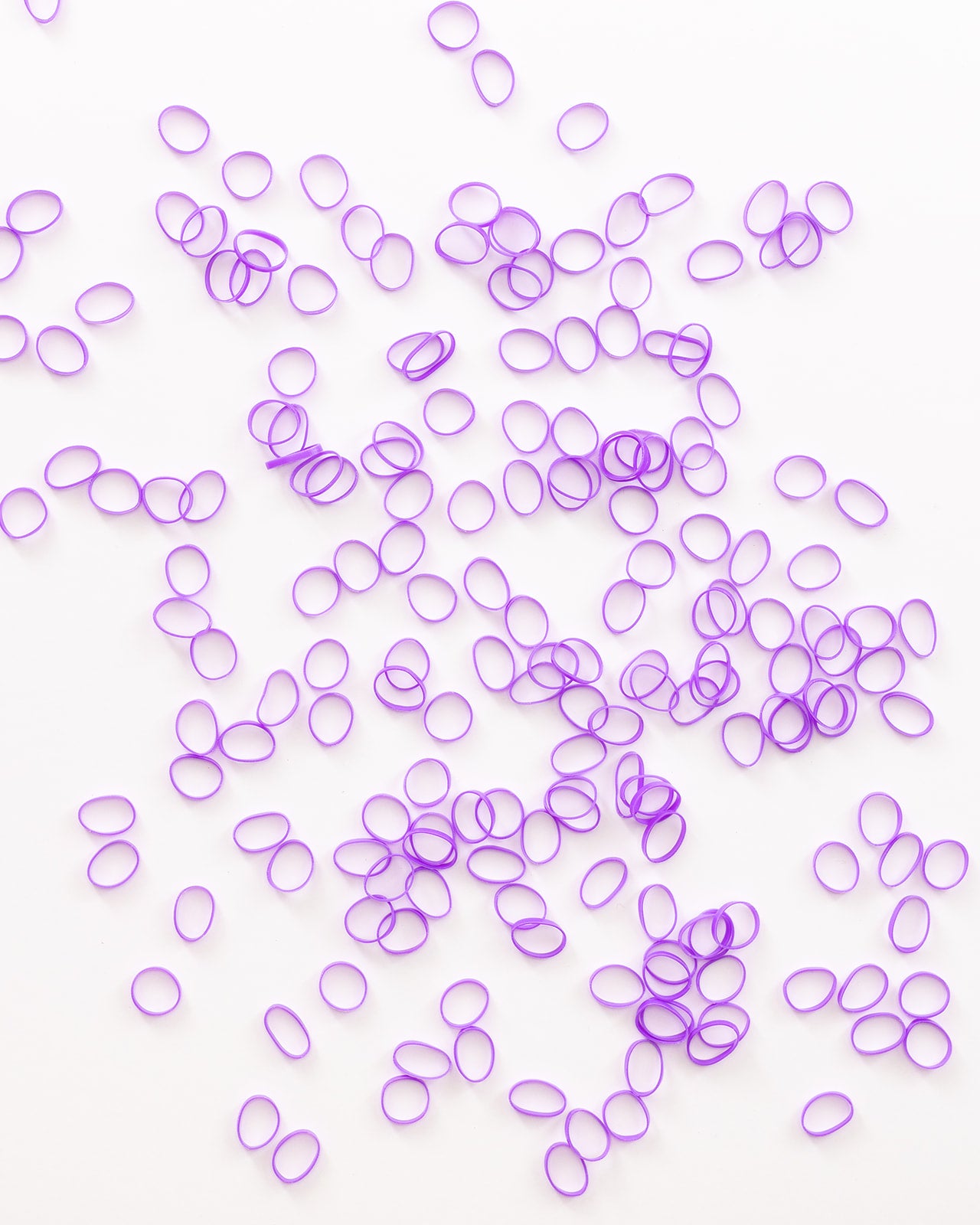 Purple Plastic Elastic