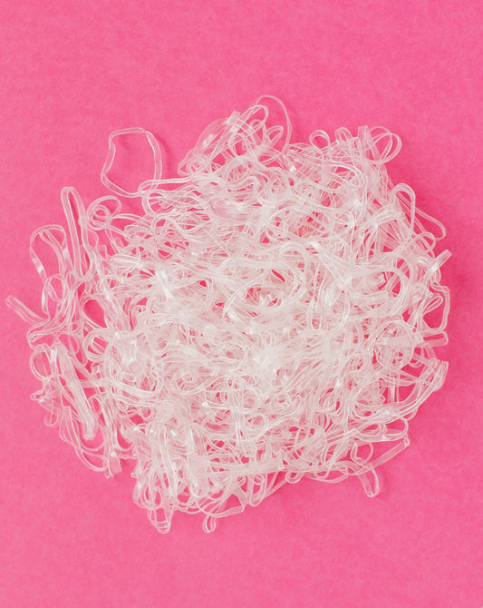 Clear plastic elastics