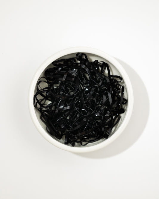 Black Plastic Elastics